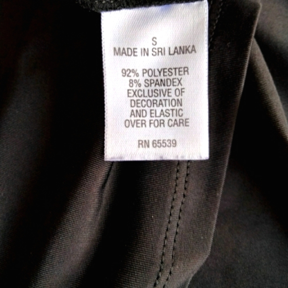 Full Slip Reversible 2-Way Tank Slip Black Sz S Excellent Condition - Picture 5 of 10